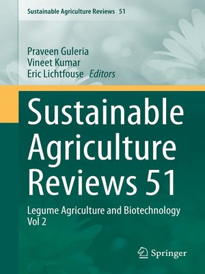 cover image of Sustainable Agriculture Reviews 51